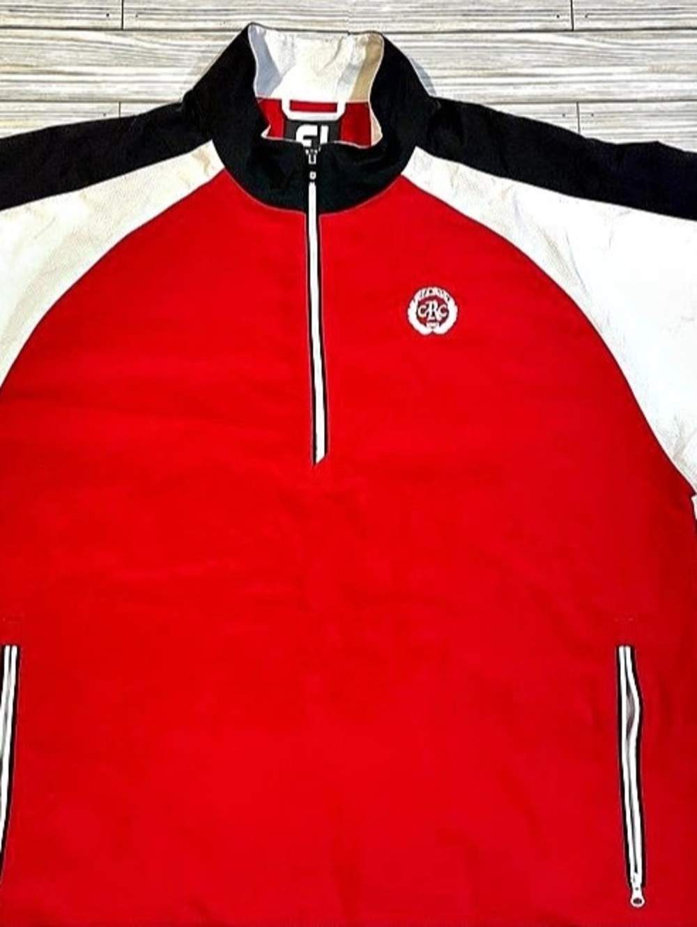 FootJoy Men's Sport Short Sleeve Half-Zip Golf Windshirt Large